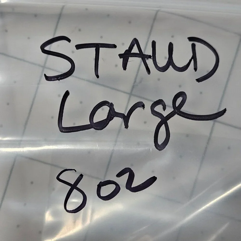 NWT STAUD Grey Ribbed Knit Tank Top Women’s L Minimalist Streetwear Quiet Luxury - Picture 6 of 11